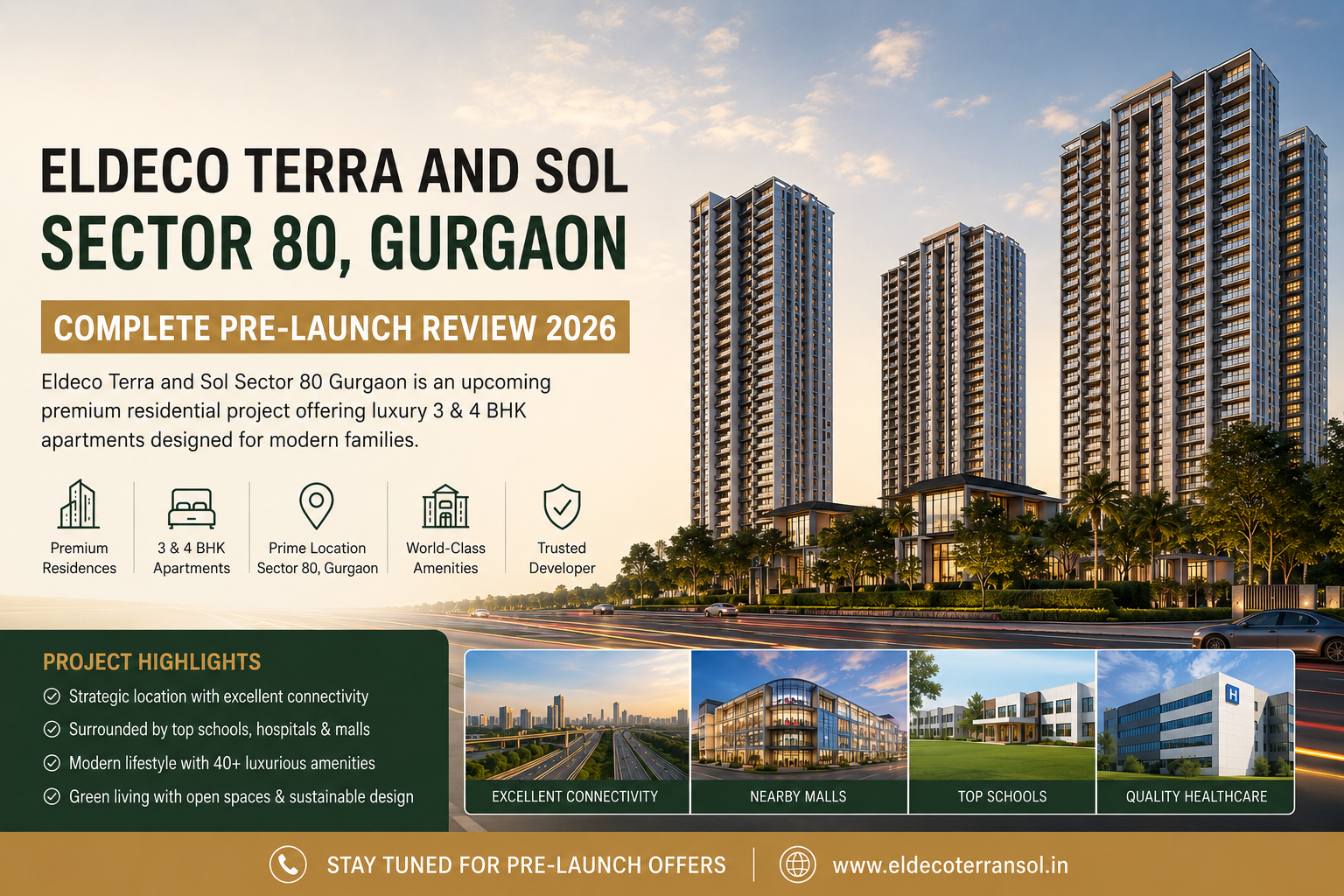 Eldeco Terra Sol Sector 80 Gurgaon Review